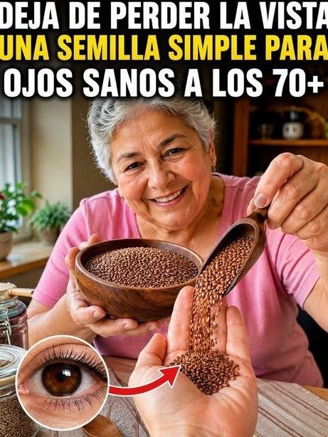 ¡No Te Lo Vas a Creer! La Semilla Olvidada que TRANSFORMARÁ tu Vista y Retina Después de los 70 (Tu Cocina la Esconde)