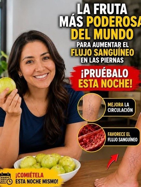 ¡Adiós Piernas Cansadas! El ÚNICO Hábito Nocturno con Guayaba que Millones de Adultos Mayores Desearían Haber Conocido Antes (No te lo pierdas)