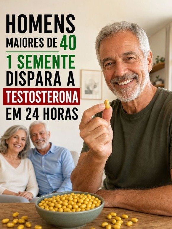 Hombres Mayores de 40: ¿Perdiendo la Chispa? ESTA ÚNICA Semilla Puede Disparar Tu Energía y Testosterona Natural ¡No te lo Pierdas!