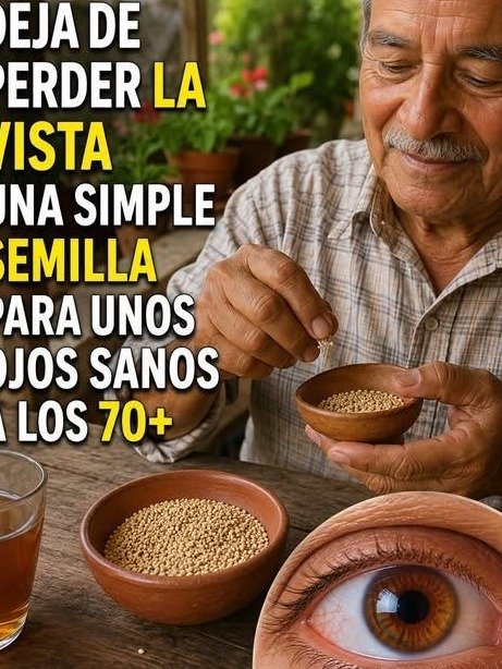 ¡Alerta +70! La SEMILLA SECRETA que tus ojos NECESITAN para ver CLARO otra vez (¡No te lo vas a creer!)