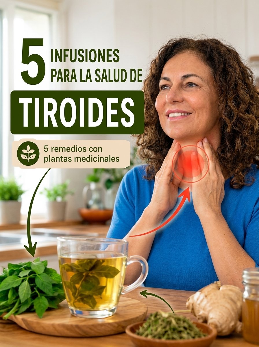 ¡Alerta! ¿Tu Tiroides Te Está Robando la Vida? 5 Hierbas Ancestrales que NADIE Te Cuenta para Recuperar tu Energía YA