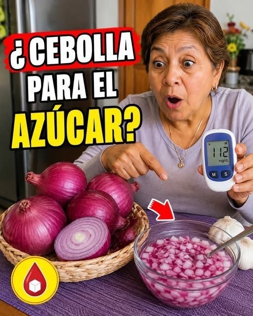 ¡Adiós al Cansancio Post-Comida! Este Hábito SIMPLE con Cebolla Morada Podría REVOLUCIONAR Tu Azúcar y Energía (¡Lo tienes en casa!)