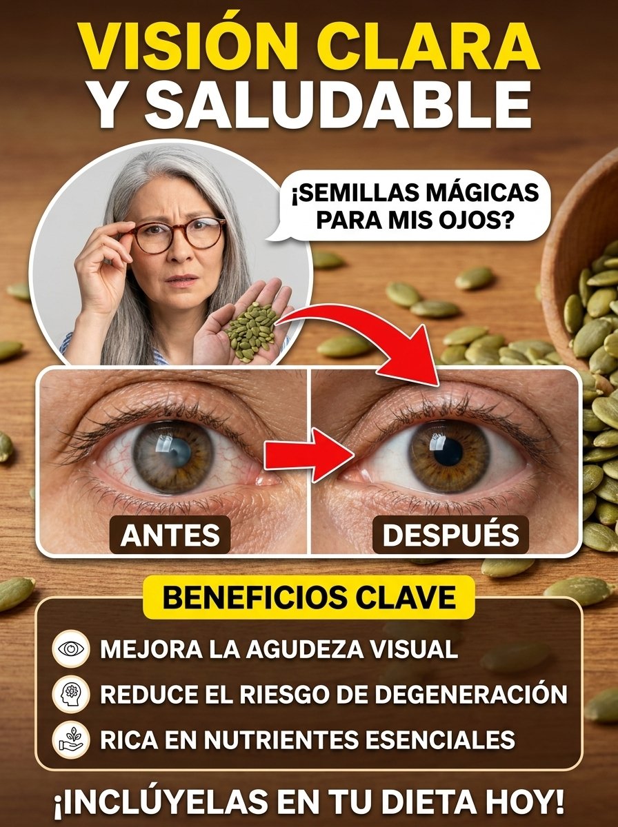 ¡Alerta! Si Tienes Más de 45 y Tu Vista Falla, ESTAS 4 Semillas Son Tu Aliado Secreto (El Hábito Diario Que Nadie Te Cuenta)