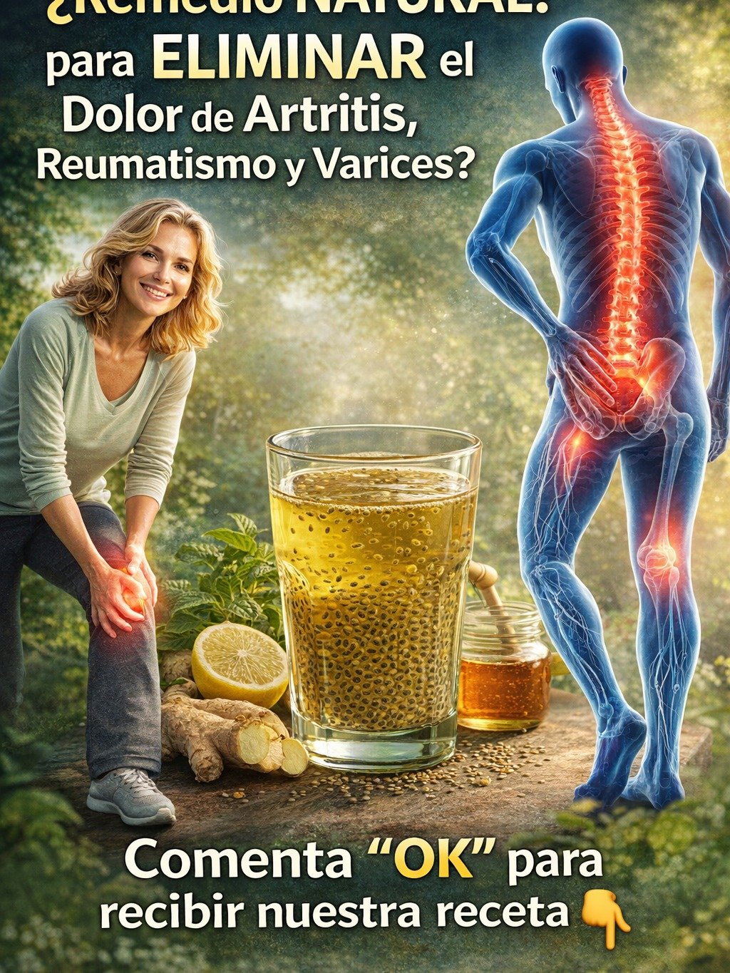 ¡BASTA de Piernas Cansadas! 🦵 El 'Secreto' de 15 Minutos con Agua de Chía que Activa tu Circulación y Elimina el Dolor
