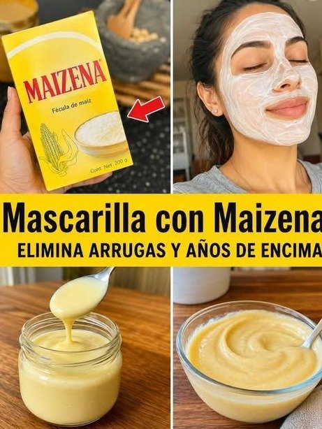 ¡El Secreto Mejor Guardado de tu Cocina! Transforma tu Piel Opaca en Radiante con Esta Mascarilla de Maicena Casera (¡Resultados Sorprendentes!)