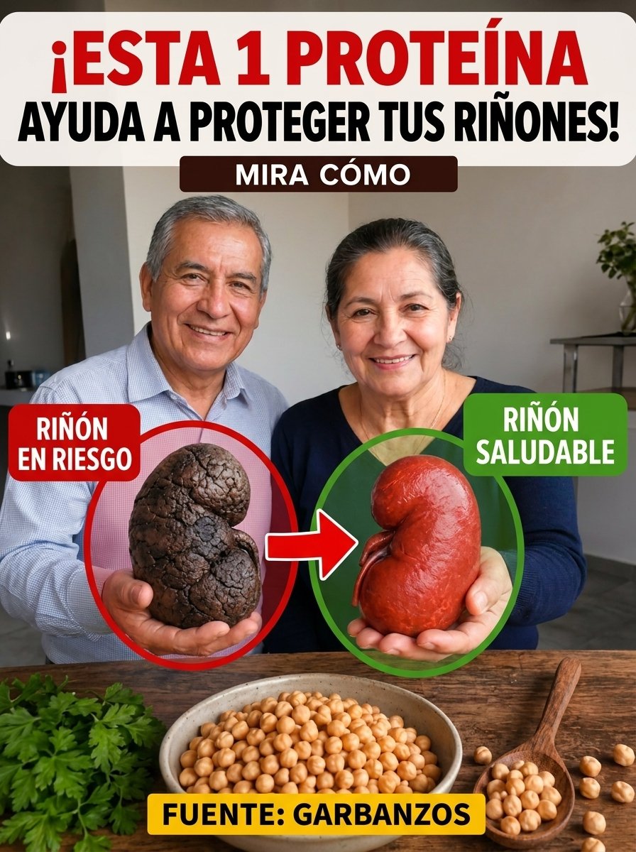 ¡ALERTA Desconocida! Si tienes más de 45, ESTAS 3 Proteínas están DESTRUYENDO tus Riñones en Silencio (y las 5 que DEBES comer YA)