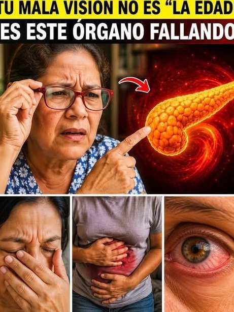 ¡Alerta Mayores de 65! Si tu Vista se Nubla, NO es la Edad: Tu Páncreas te Envía una Señal CRÍTICA (y la Solución que Nadie te Dice)