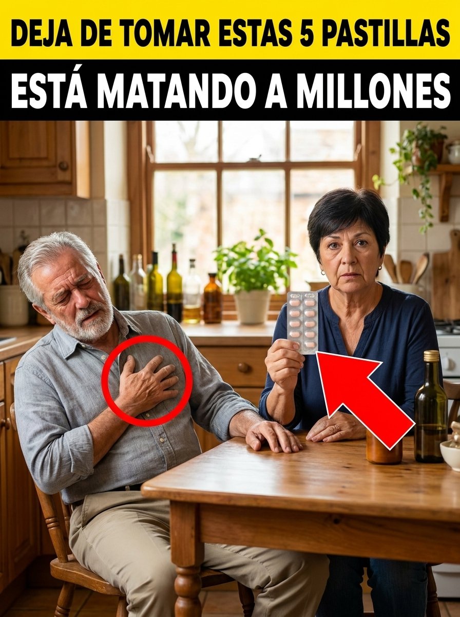 ¡NO LO CREERÁS! Estos 5 errores INVISIBLES al tomar tus pastillas después de los 60 están DESTRUYENDO tu corazón (y el último es CLAVE)