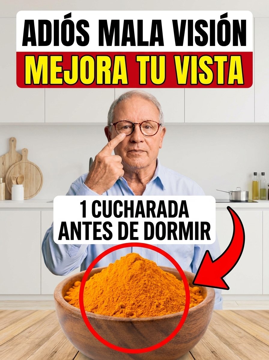 ¡El Único Hábito Nocturno que Nadie Te Cuenta y Está Arruinando Tu Vista Después de los 60! (La Cúrcuma No Es la Solución Mágica)