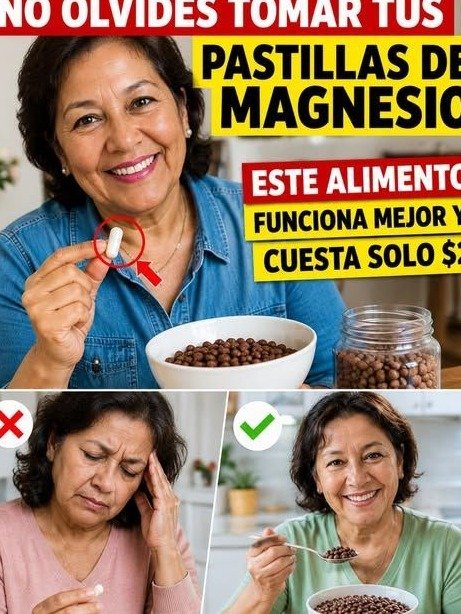 ¡Detente! Si tomas magnesio, este es el error CRUCIAL que muchos adultos mayores cometen (y que anula tus pastillas)