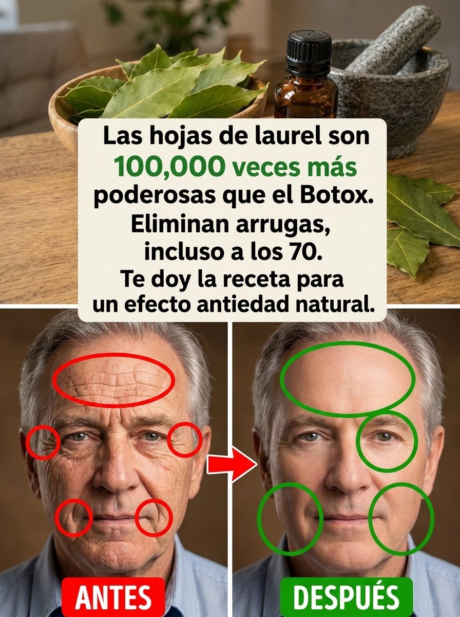 ¡El SECRETO de Cocina que DESAFÍA al Tiempo! La Hoja de Laurel Reafirma tu Piel y Borra Años SIN Botox (¡Resultados que Sorprenden!)