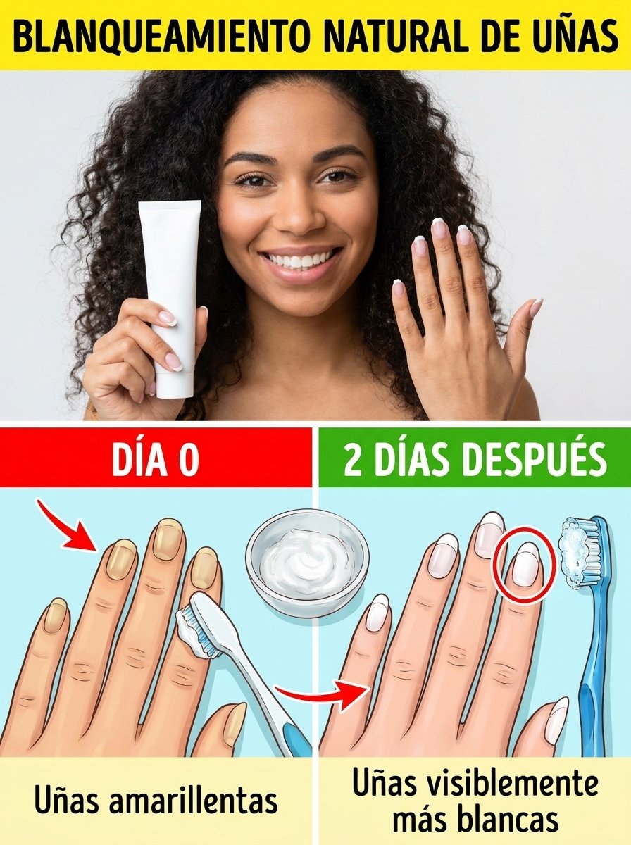¡No Tiras Tu Pasta Dental! El INCREÍBLE Truco Casero para Uñas Frágiles que las Dejará Impecables y Fuertes en Días