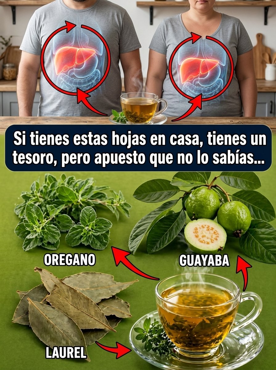 ¡Alerta! Tu Hígado Pide Ayuda: Descubre las 3 Hojas Milagrosas que lo Desintoxican y Nadie Te Ha Contado