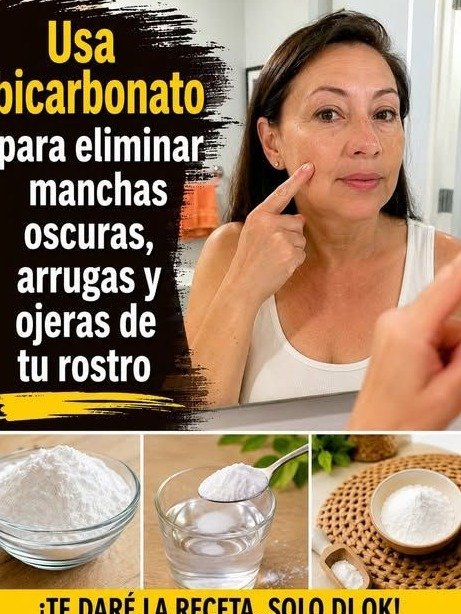 ¡No Tires Tu Bicarbonato! El Truco Viral para una Piel Madura Luminosa y Fresca (Úsalo ASÍ)