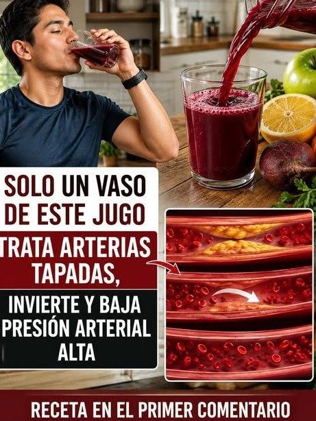 ¡El Único Jugo Que Necesitas Después de los 50 para Estabilizar Tu Presión Arterial (y Sentirte 10 Años Más Joven)!