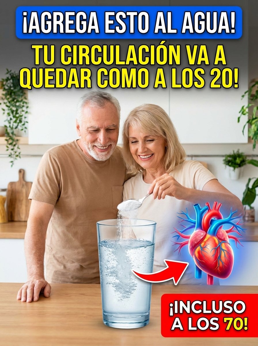 ¡Alerta, Adultos Mayores! Si Sigues Bebiendo Agua Sola, Te Estás Perdiendo el Secreto para Revitalizar Tu Circulación y Energía HOY Mismo