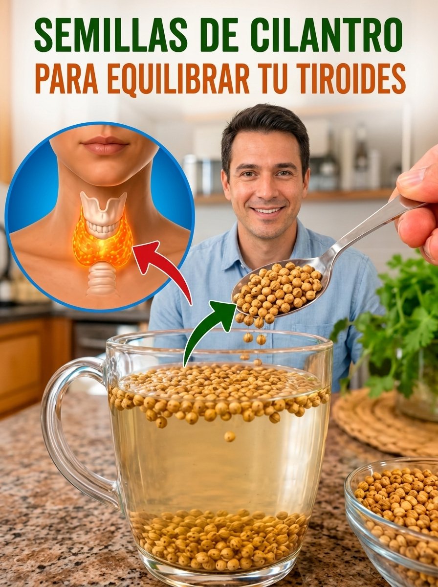 ¡No Es la Edad! El Secreto de la Energía Después de los 50: 6 Hábitos Vitales (y Semillas de Cilantro) que Tu Tiroides Urge que Conozcas