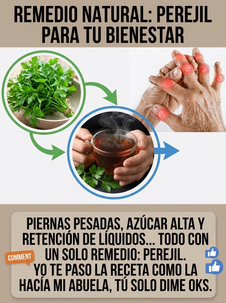 ¡No Vas a Creerlo! El Perejil Esconde 20 Secretos para Tu Salud y Aquí Tienes la Receta del Té que lo Cambiará TODO