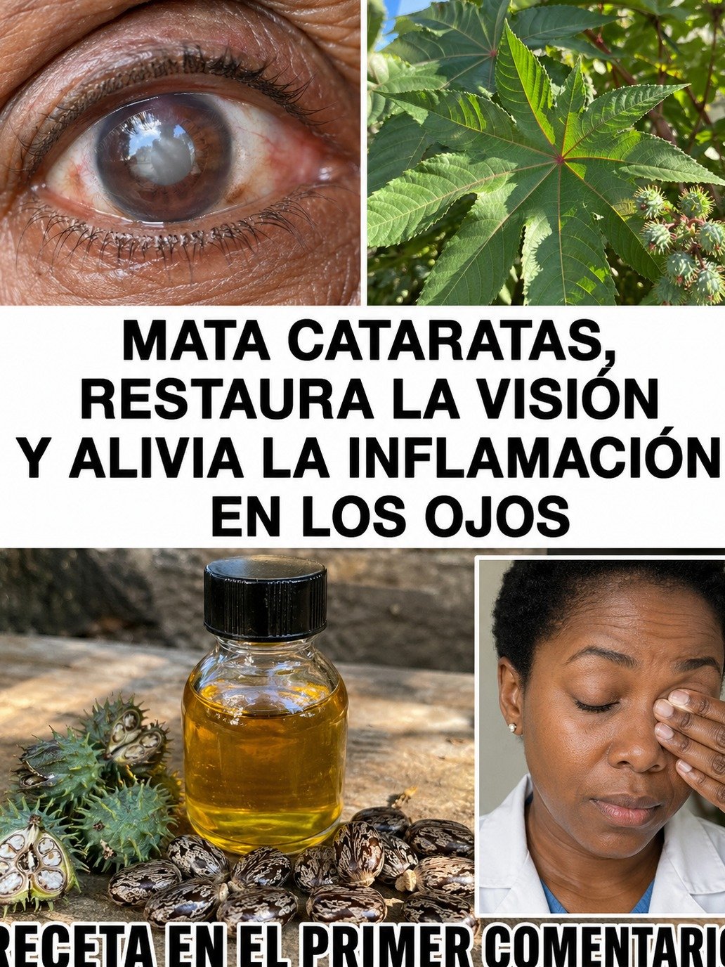 ¡Adiós, Gafas! 1 Gota de Este Aceite Natural al Día Puede Eliminar Tus Cataratas y Devolver la Claridad a Tu Visión