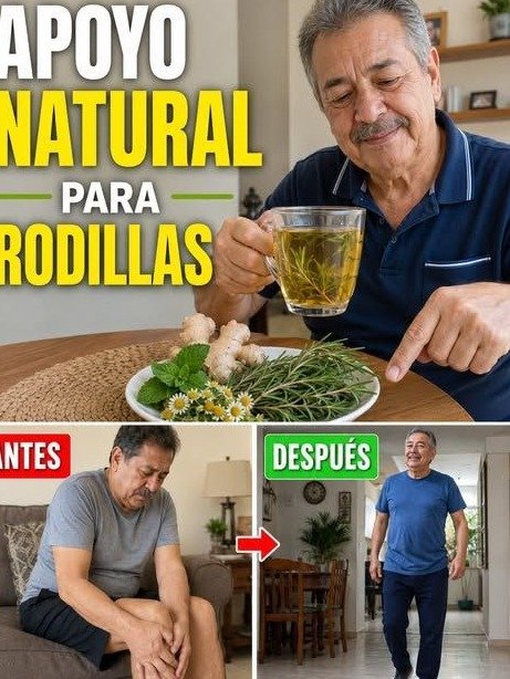 ¡El ÚNICO Secreto Natural para Tus Rodillas! Miles Ya No Sufren Dolor Gracias a Este Té de Laurel y Romero: ¿Te lo vas a perder?