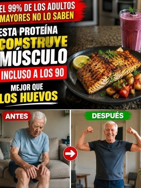 ¡URGENTE! ¿Estás Cometiendo el Error Fatal que Te Roba la Fuerza Después de los 60? Descubre LA PROTEÍNA CLAVE