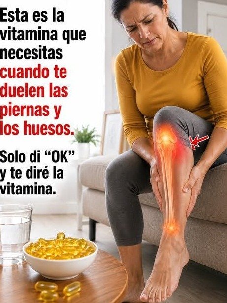 ¡Alerta! ¿Dolor en Piernas y Huesos? La Vitamina CRUCIAL que el 90% de Mayores de 60 Olvidan (¡No te lo pierdas!)