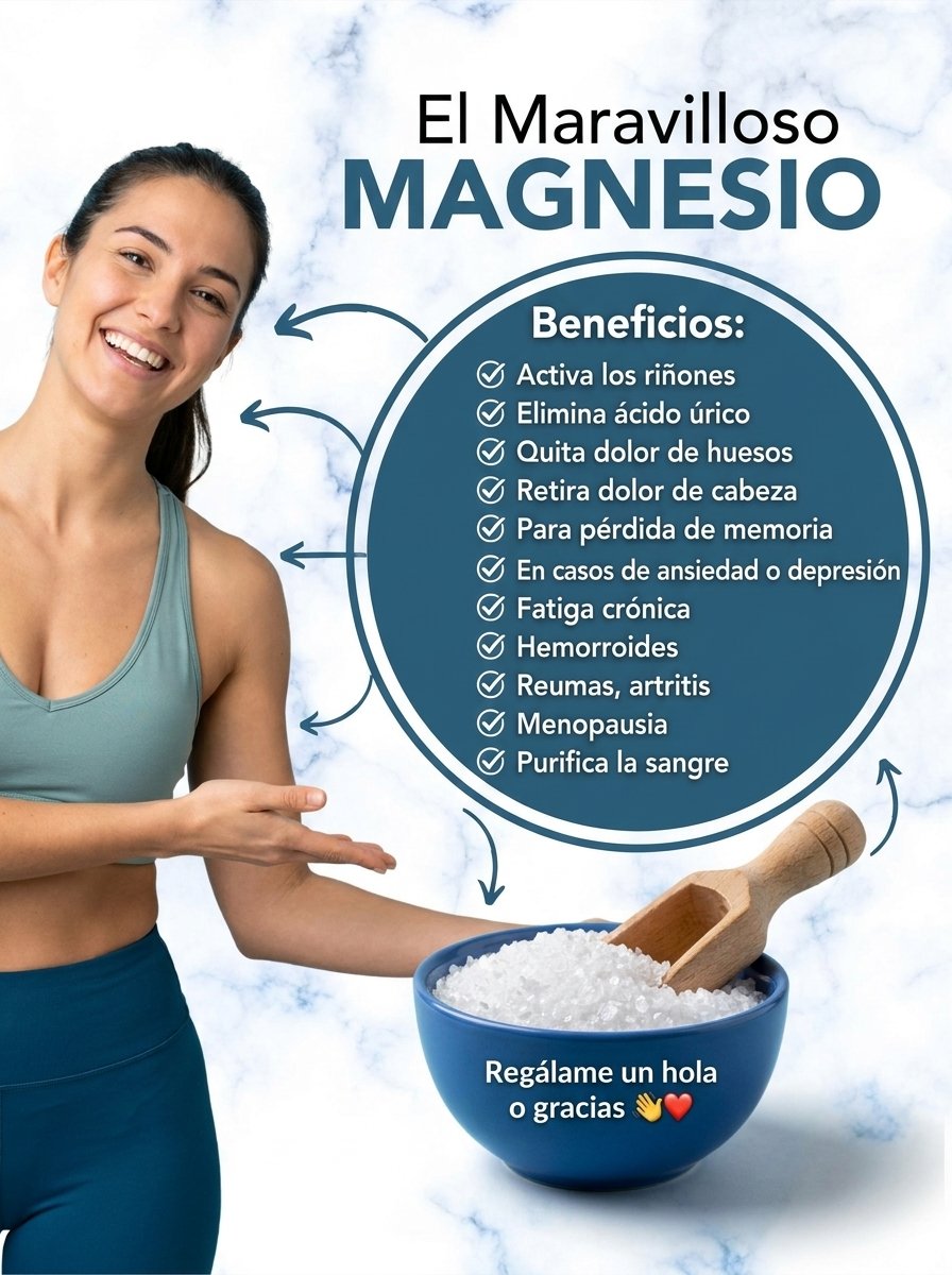 ¡ALERTA! El 80% Ignora Este Mineral CLAVE: Tu Salud Completa Depende del Magnesio (Y Puedes Estar en Riesgo)