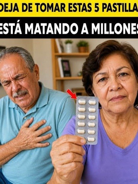 ¡ALERTA MÁXIMA! ¿Tomas estas 5 pastillas? Podrían estar DESTRUYENDO tu corazón en silencio si tienes más de 60 (y cómo EVITARLO)