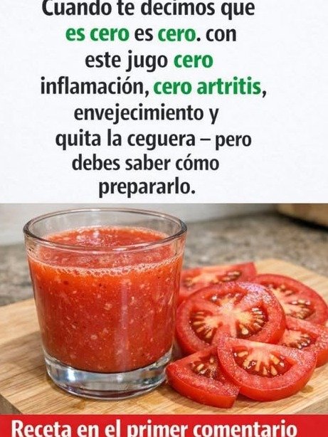 ¡El Secreto Revelado! Un Vaso de Tomate y Limón al Día Puede Transformar Tu Salud: Adiós Inflamación y Colesterol