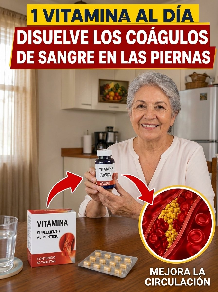 ¡ALERTA MAYORES DE 60! Esta Vitamina ESENCIAL que NADIE te Dice Podría ESTAR Destrozando Tu Circulación (Y Cómo Evitarlo)