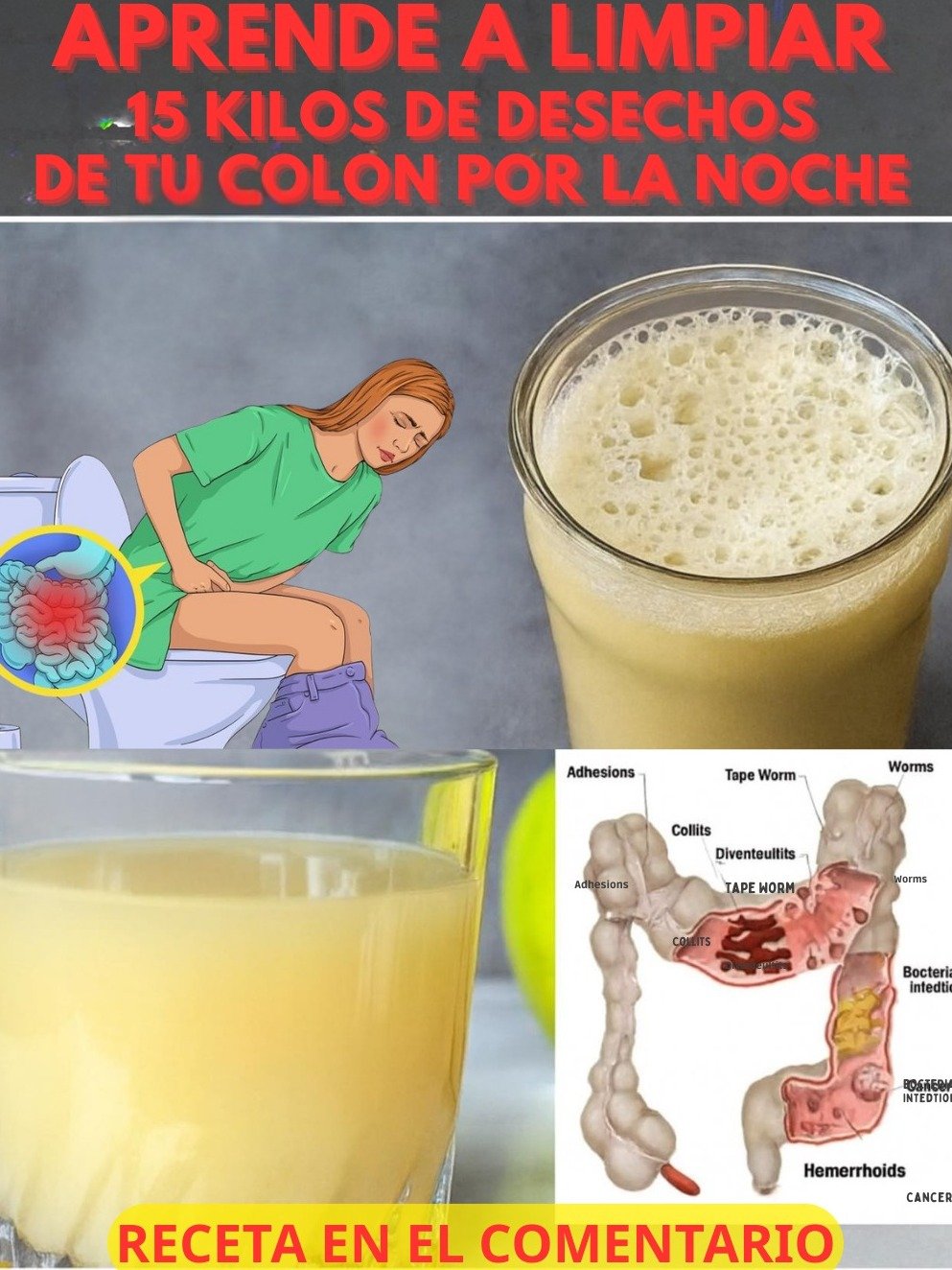 ¡No Te Lo Pierdas! 5 Bebidas Naturales Revolucionarias que Tu Intestino Suplicaba y Limpiarán Tu Colon al Instante