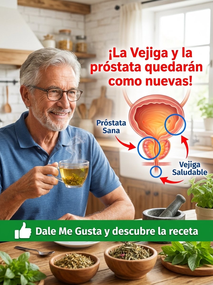 ¡No Más Noches Interrumpidas! El Secreto Casero de 4 Ingredientes para Limpiar tu Vejiga y Fortalecer tu Próstata HOY Mismo