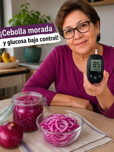 ¡El Truco Oculto con Cebolla Morada que Nadie Te Cuenta para Tu Azúcar en Sangre! ¿Te lo estás perdiendo?