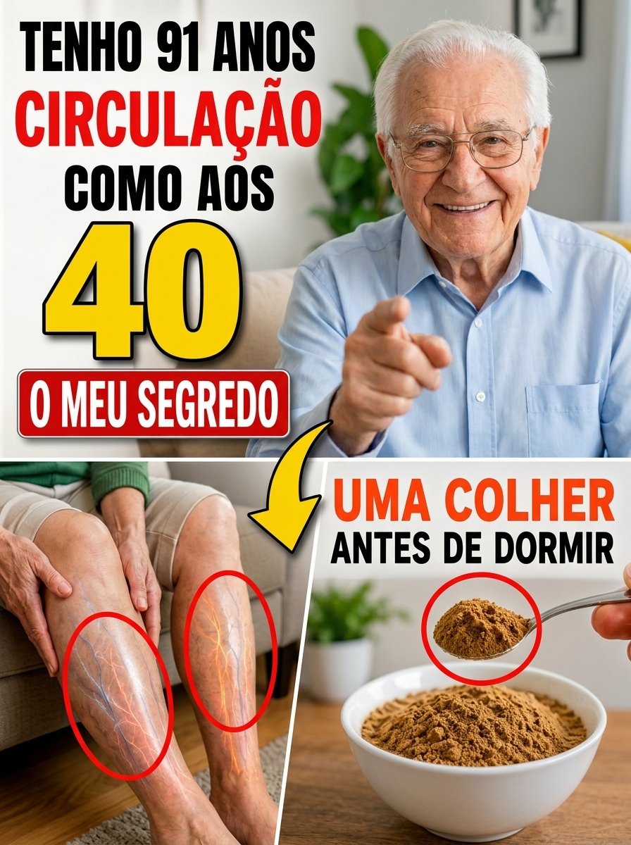 ¡ATENCIÓN! Si Tienes Más de 60, Esto Es lo Que DEBES Comer Antes de Dormir para Activar la Circulación en Tus Piernas y Pies