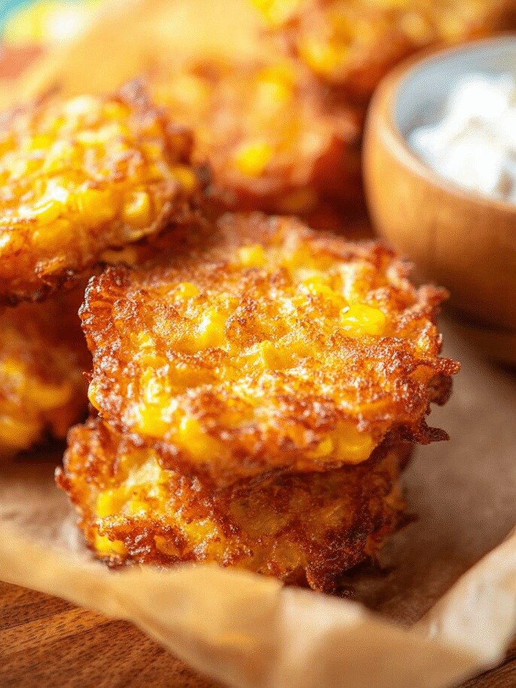 Stop What You're Doing! These 8-Minute Air Fryer Cheesy Corn Fritters Are Your New Obsession (Crispy Perfection Awaits!)