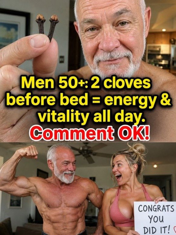 Hombres +50: ¿Te Sientes Agotado? El Ritual de 2 Clavos Antes de Dormir Que Desbloquea Tu Energía y Te Hará Sentir Joven de Nuevo