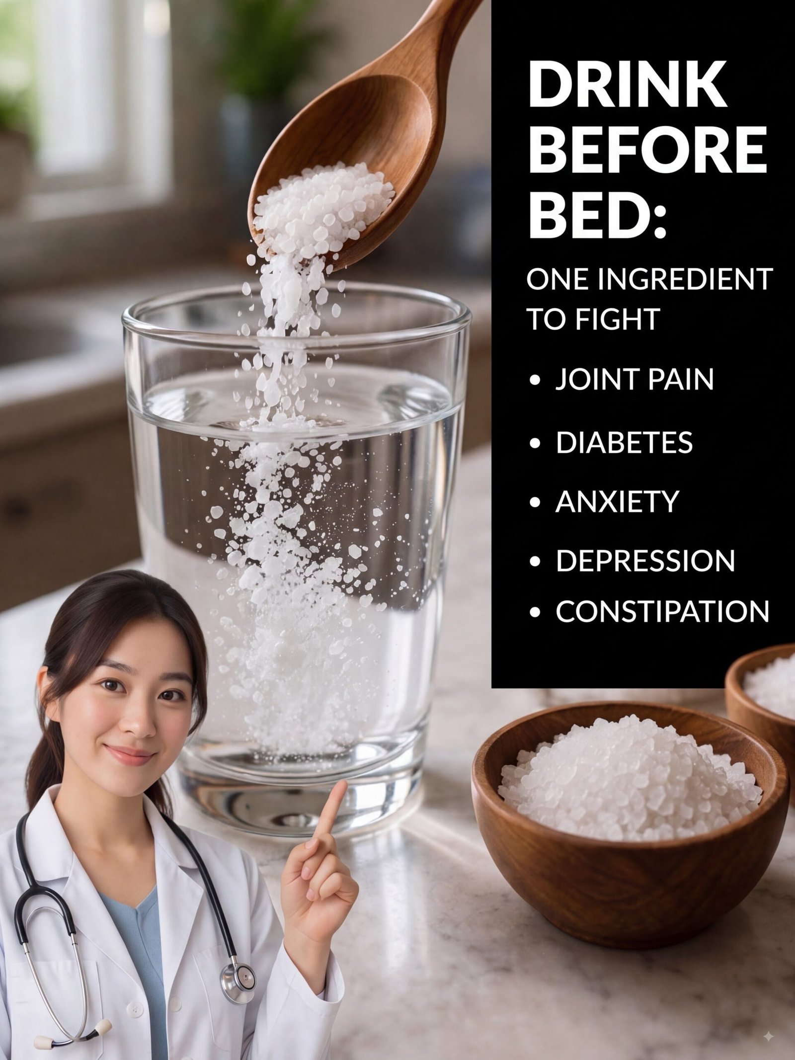 The Viral Nighttime Drink You NEED to Stop: Why Salt Water Before Bed Isn't What You Think