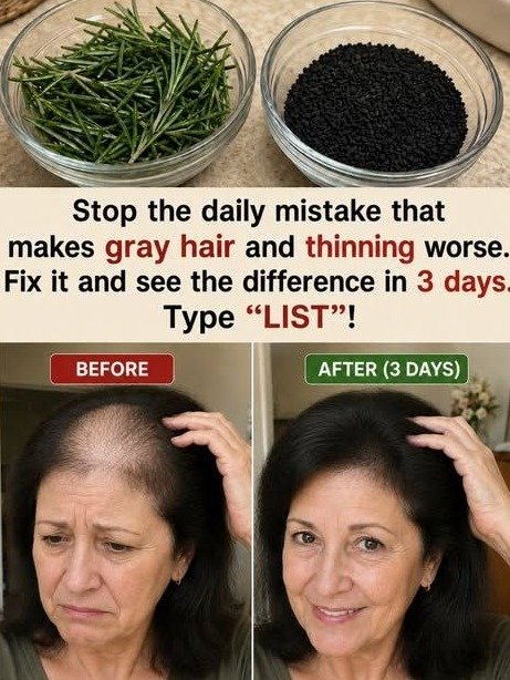 The Morning Ritual That Could Stop Your Hair From Thinning and Graying