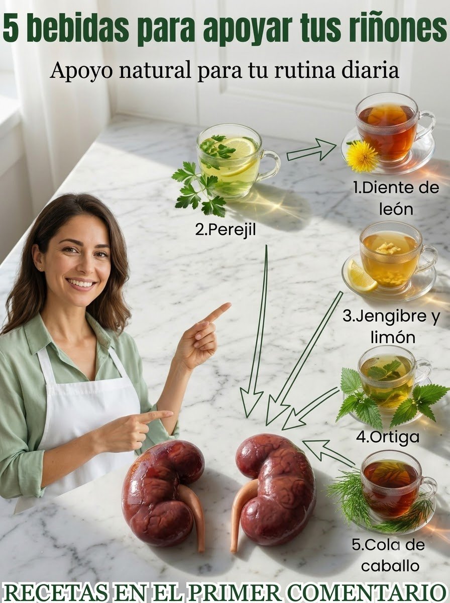 ¡El Secreto Revelado! 5 Infusiones Naturales que Tus Riñones Te Suplicarán que Pruebes HOY (¡No Te lo Pierdas!)