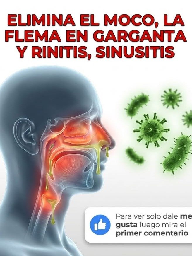¡ADIÓS FLEMAS Y MOCOS! 🤫 Descubre el ÚNICO Remedio Natural que Tu Garganta Suplicaba (¡Funciona al Instante!)