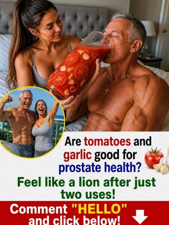 ¡Alerta Hombres! El Secreto del Tomate y Ajo que Desbloquea la Salud de Tu Próstata y Cambia Tus Noches para Siempre