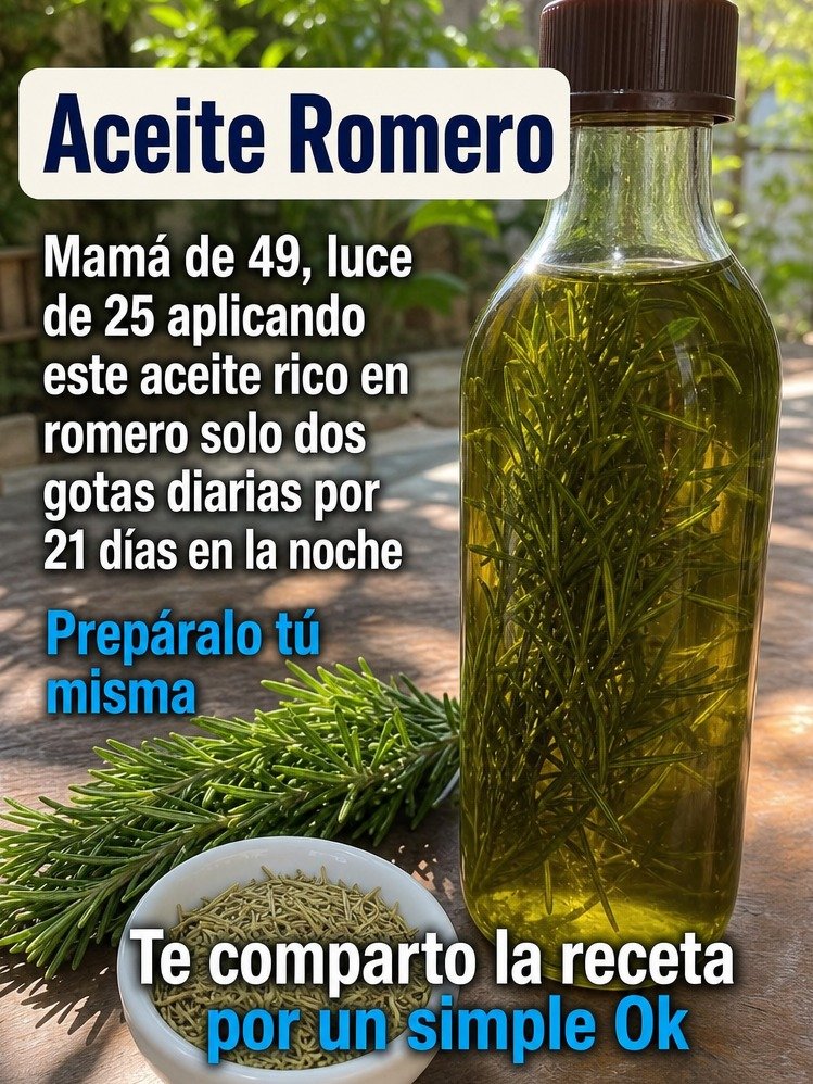 ¡El Secreto Antiedad Viral que tu Piel Te Pide a Gritos! Descubre el Aceite de Romero y Cómo Rejuvenecerla SIN Esfuerzo (La Ciencia lo Respalda)