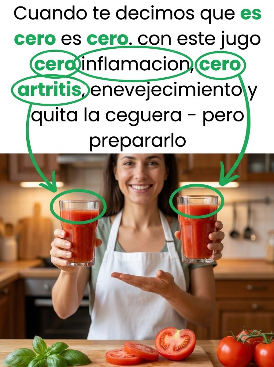 ¡El Único Jugo Natural que Necesitas para Desinflamar tu Cuerpo y Controlar el Colesterol (Receta Viral)!