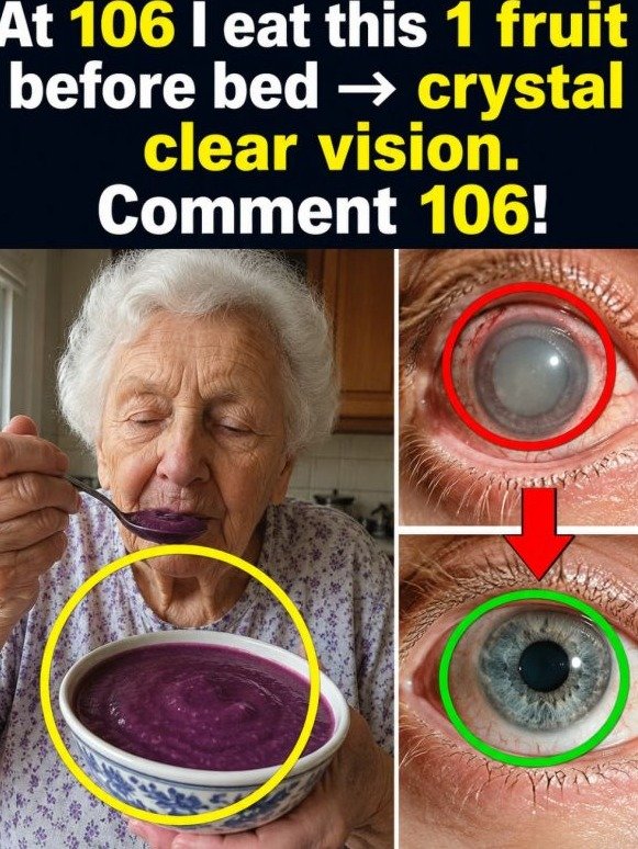 El Secreto de 106 Años: Este Hábito Nocturno con Arándanos Desbloquea una Visión Matutina Asombrosa (¡Tienes que Probarlo!)