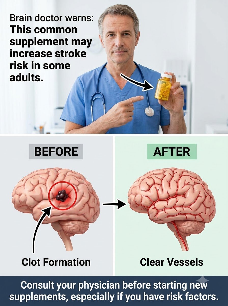 ¡Advertencia de Neurólogo! Este Suplemento Común Podría Disparar Tu Riesgo de Ictus si Eres Mayor (Lo que NADIE te Cuenta)