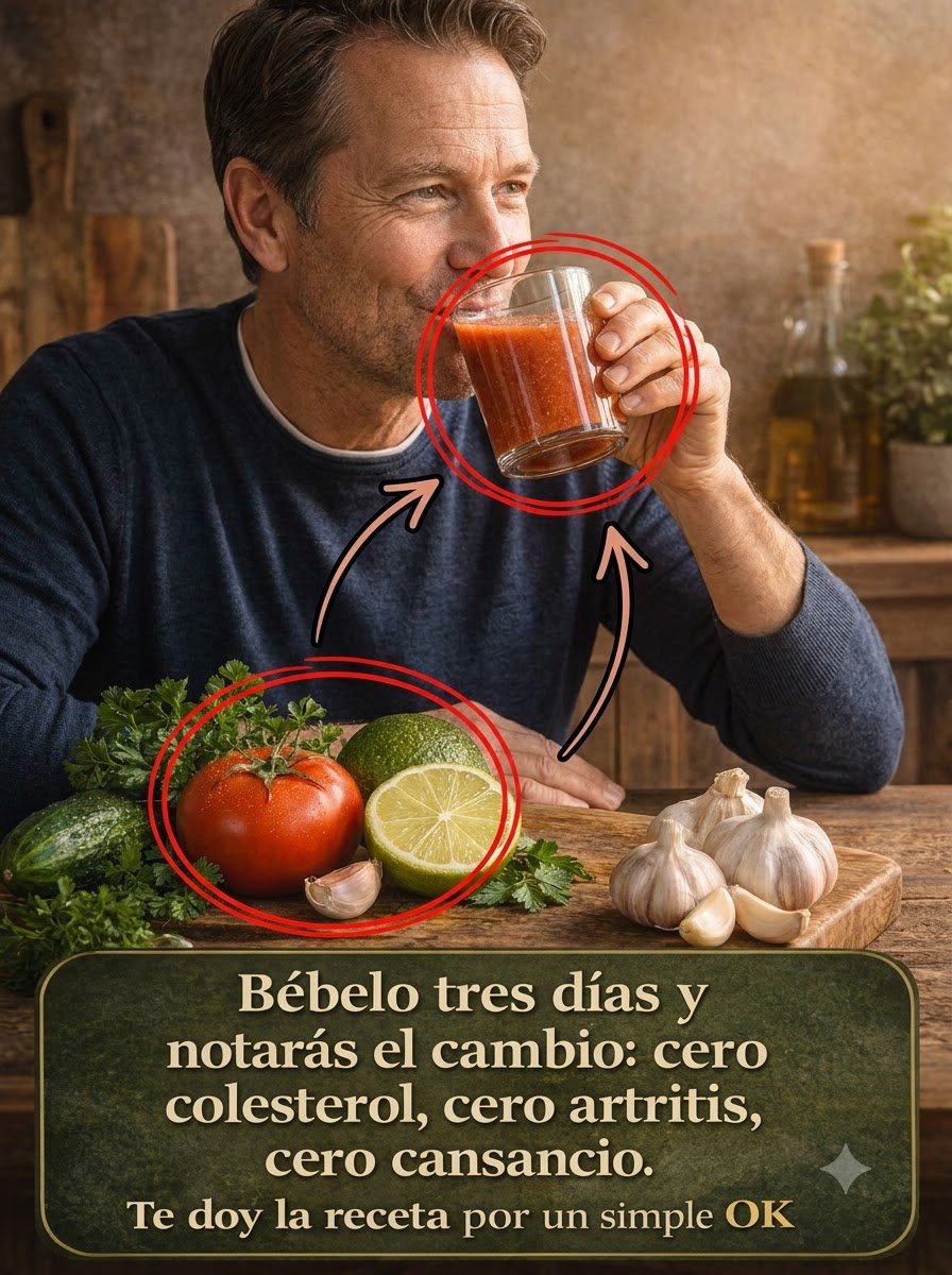 ¡No Creerás lo que Este Jugo de Tomate, Limón y Ajo Hace por Tus Riñones, Próstata e Hígado!