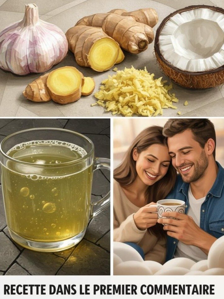 ¡Cuidado! Esta mezcla de agua de coco, ajo y jengibre es un potenciador natural tan potente que debes usarlo con precaución