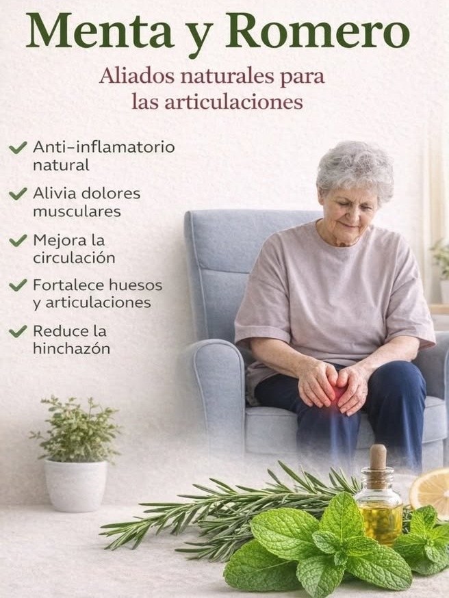 ¡Adiós al Dolor Articular! Descubre la Infusión SECRETA de Hierbabuena y Romero que TU CUERPO TE PEDIRÁ a gritos