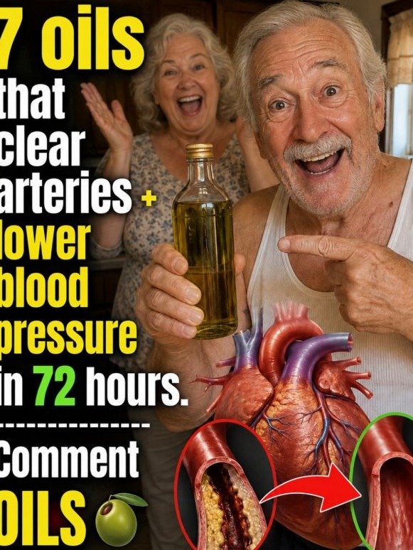The 7 Kitchen Oils That Actually Unclog Your Arteries and Drop Blood Pressure Fast