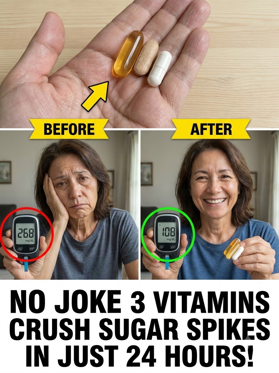 La Verdad Impactante: 3 Vitaminas Olvidadas Que Aplastan los Picos de Azúcar en Tu Sangre (¡Y Nadie Te Lo Dice!)